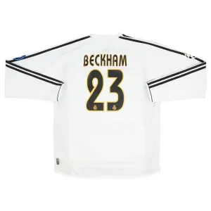 Beckham Real Madrid Retro Jersey 2004/05 Home - White
