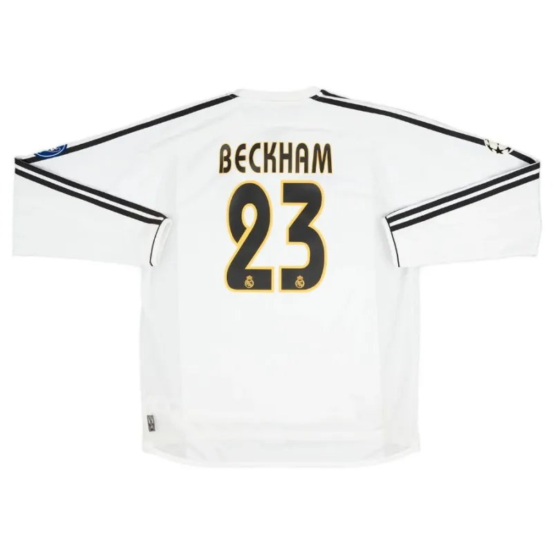 Beckham Real Madrid Retro Jersey 2004/05 Home - White