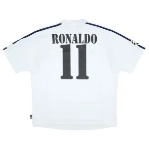 Ronaldo Real Madrid Retro Jersey 2002/03 Home - White