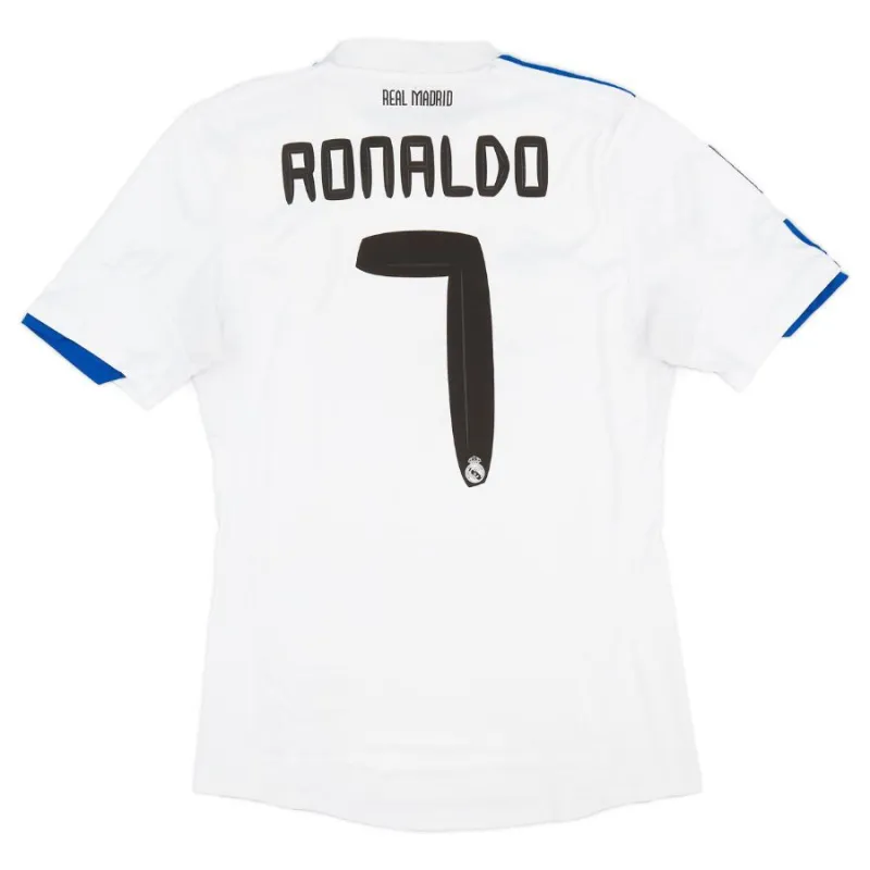 Cristiano  Ronaldo Real Madrid Retro Jersey 2010/11 Home - White