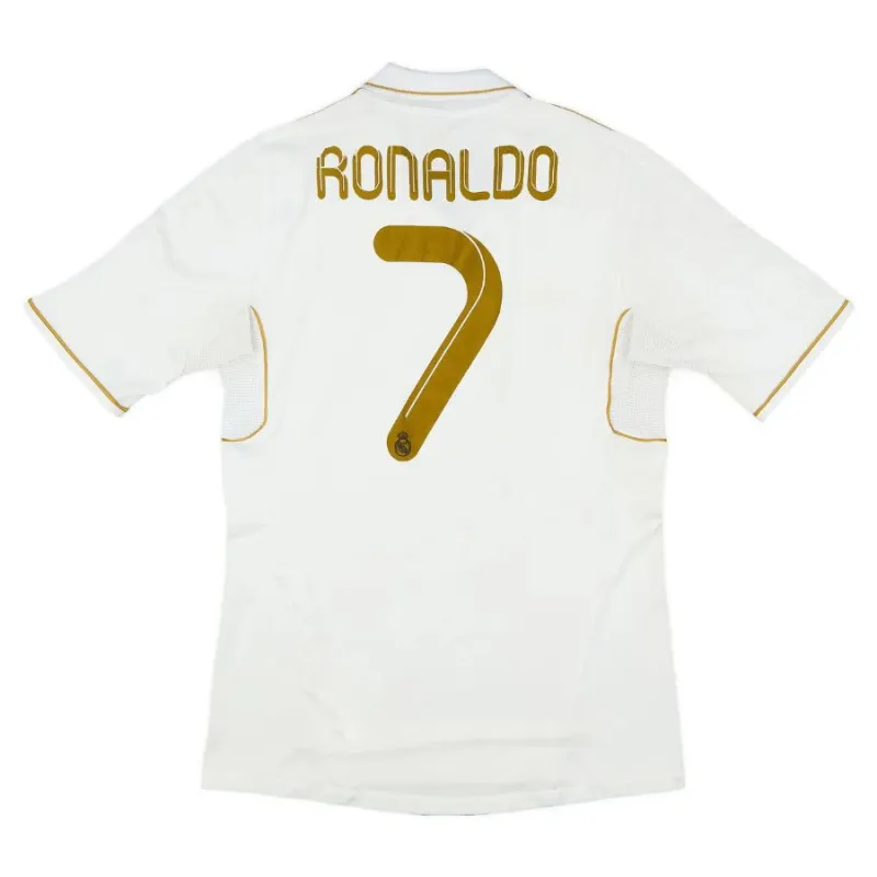 Cristiano  Ronaldo Real Madrid Retro Jersey 2011/12 Home - White