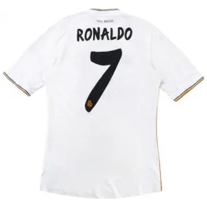 Maillot rétro de Cristiano  Ronaldo pour le Real Madrid, domicile 2014/15 - Blanc