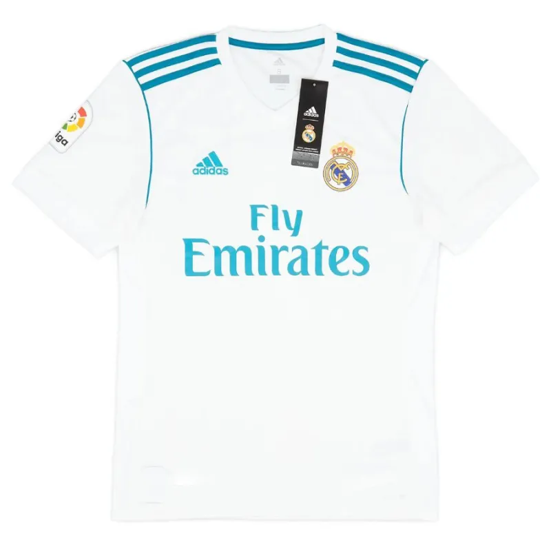 Cristiano  Ronaldo Real Madrid Retro Jersey 2017/18 Home - White