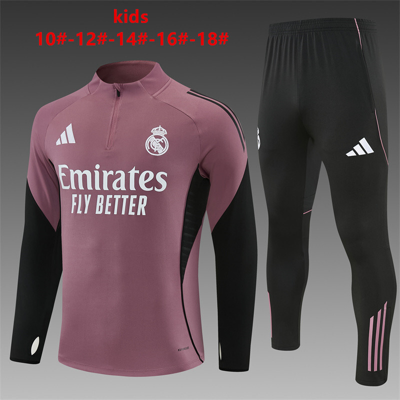 Real Madrid 2025/26 Kids Sports Set purple