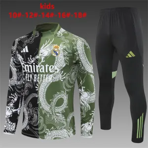 Real Madrid 2025/26 Set Sportivo Bambino nero verde