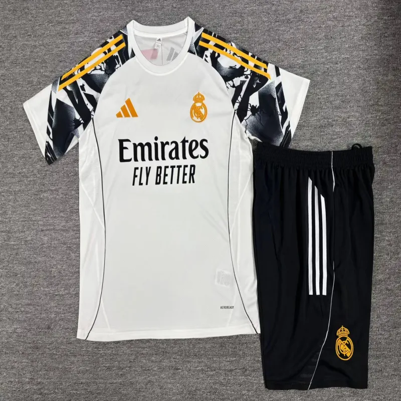 Real Madrid 2025/26 Kids Training Set white