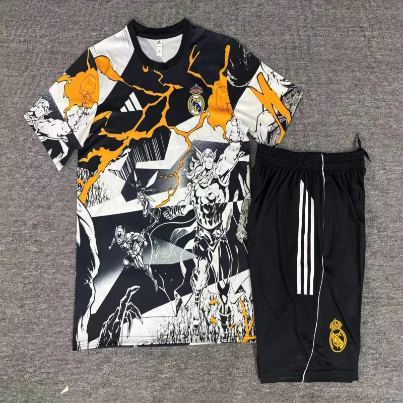 Real Madrid 2025/26 kids Marvel training kit black