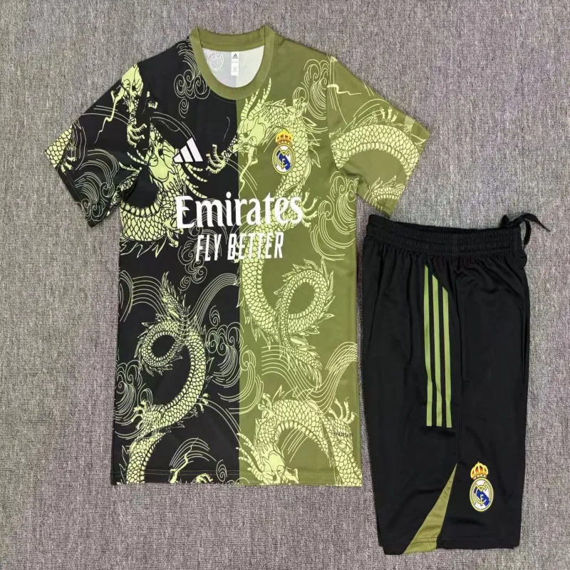 Real Madrid 2025/26 Kids Training Set black green