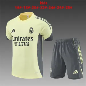 Real Madrid 2025/26 Set Allenamento Bambino giallo