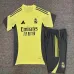 Real Madrid 2025/26 Conjunto de Entrenamiento Infantil amarillo
