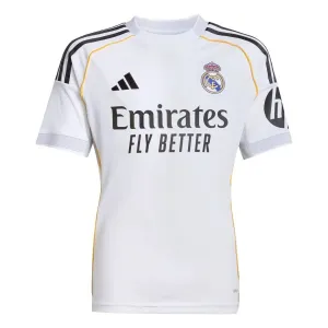Real Madrid Kids' 2025/26 Home Jersey - White