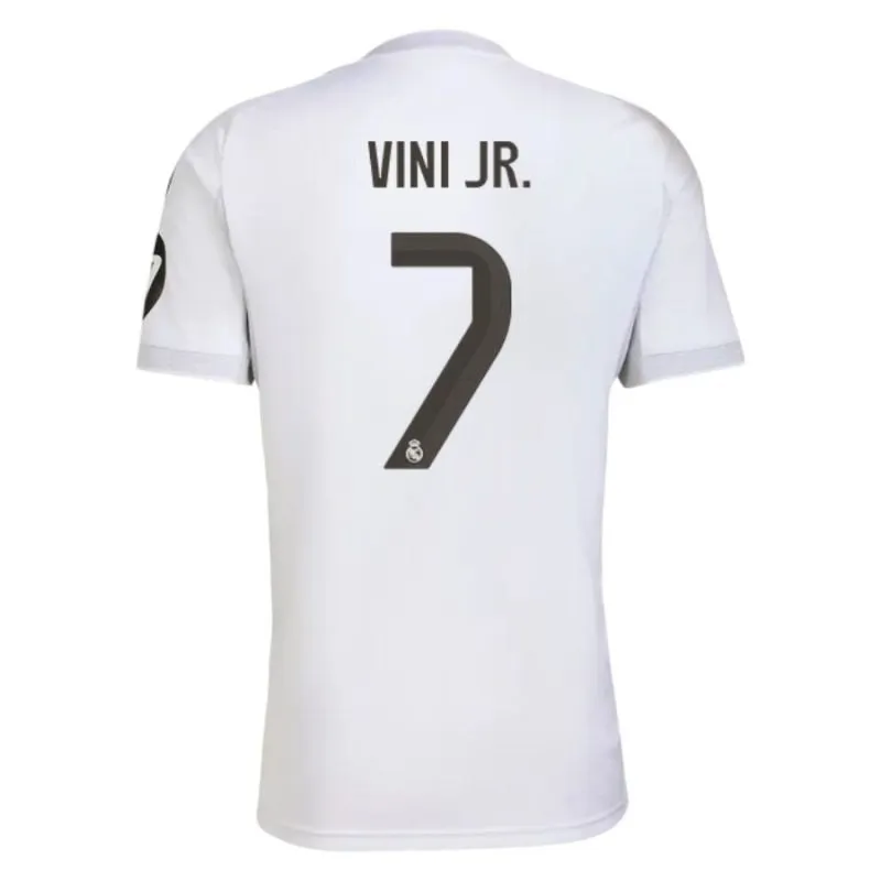 Real Madrid VINI JR Kids' 2025/26 Home Kit - White