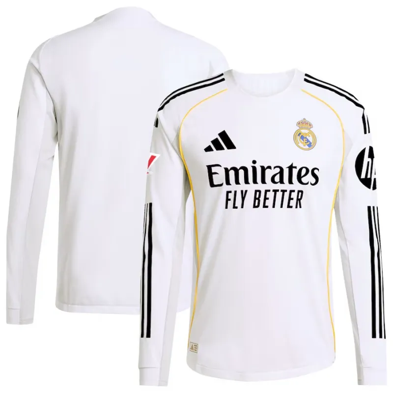Maglia Real Madrid Casa Maniche Lunghe 2025/26