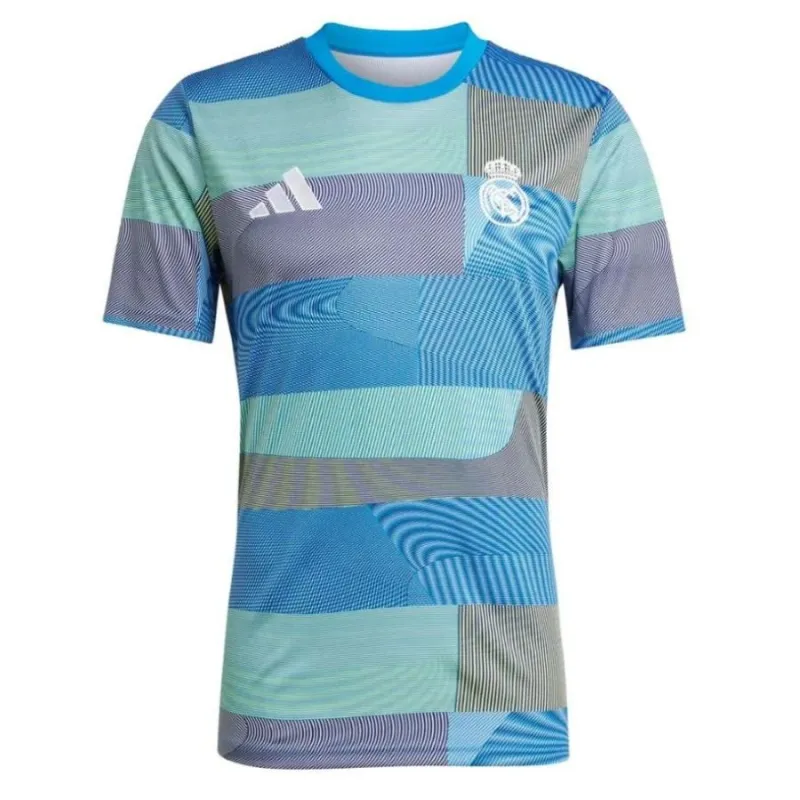 Maglia pre-partita del Real Madrid 2025/26 - Blu