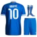 Real Madrid MBAPPÉ 2025/26 Third Kids’ Kit - Blue