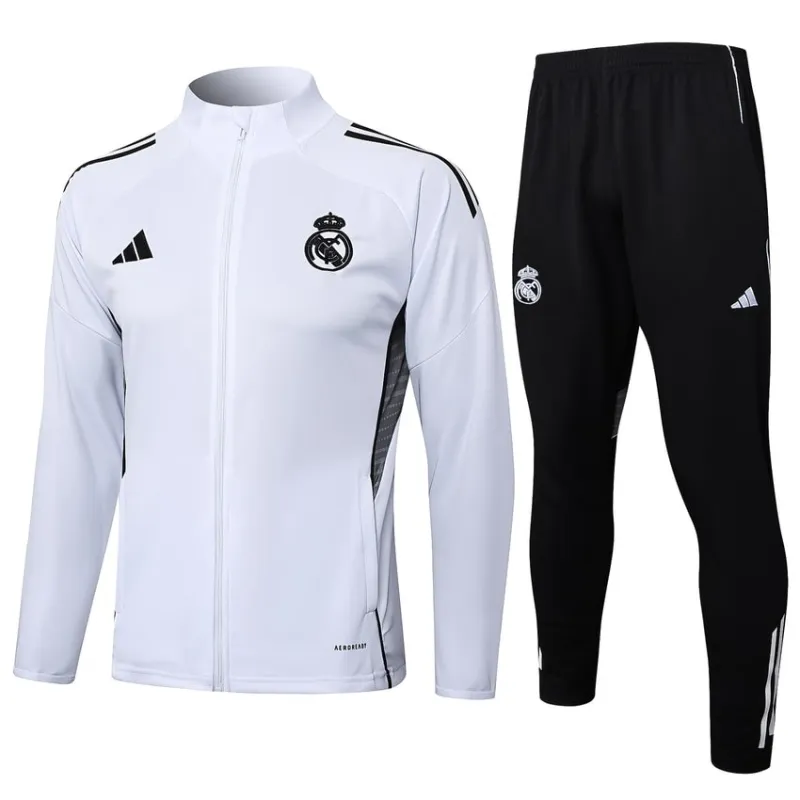 Real Madrid 2025/26 Sports Jacket - White