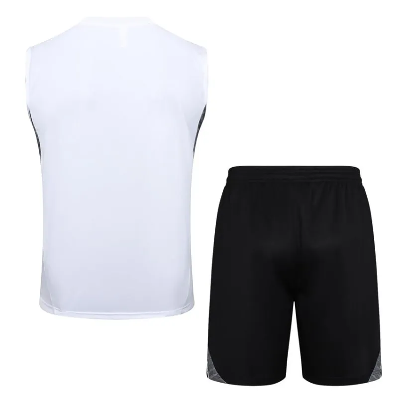 Real Madrid 2025/26 Shorts and Vest Set - White