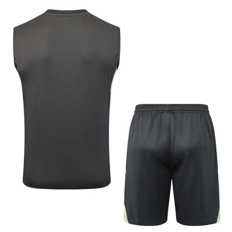 Real Madrid 2025/26 Shorts & Vest Set - Black