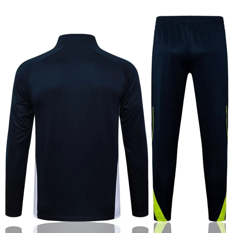 Real Madrid 2025/26 Tracksuit - Black/White