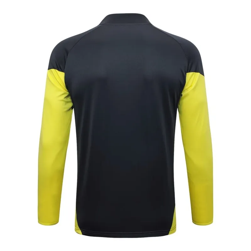 Real Madrid 2025/26 Tracksuit - Black/Yellow
