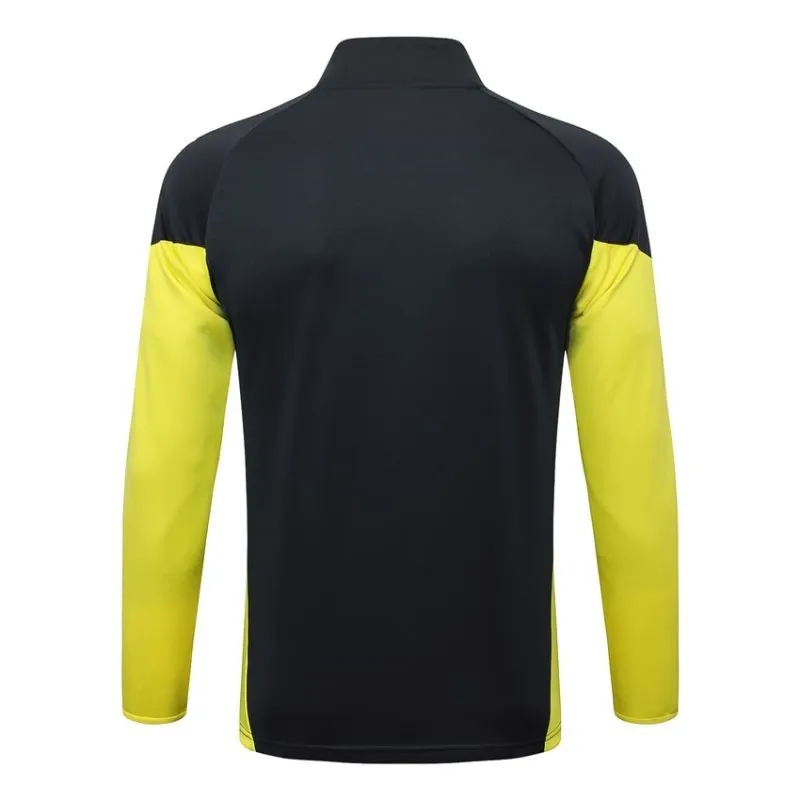 Chaqueta Deportiva Real Madrid 2025/26 - Negro/Amarillo