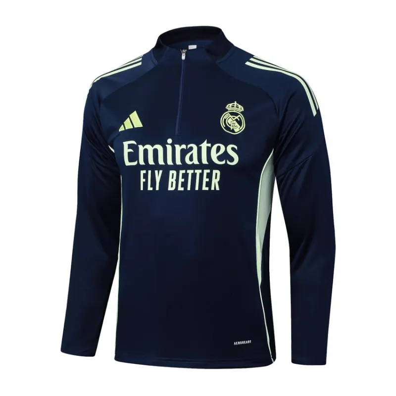 Real Madrid 2025/26 Tracksuit - Dark Blue