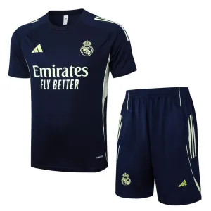 Maglia + Pantaloncini Allenamento Real Madrid 2025/26 - Blu Scuro