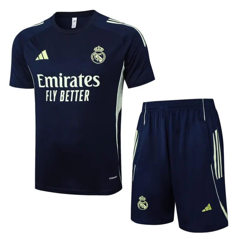 Real Madrid 2025/26 Training Jersey + Shorts - Dark Blue