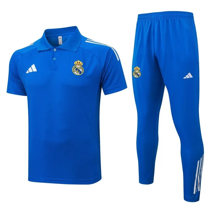 Real Madrid 2025/26 Sports Polo - Blue