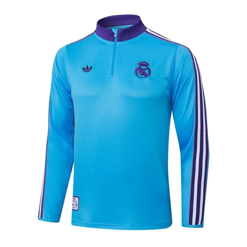 Real Madrid 2025/26 Tracksuit - Blue