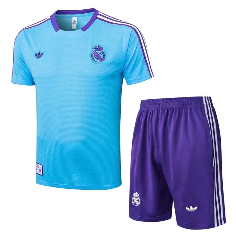 Maillot + Short d’entraînement Real Madrid 2025/26 - Bleu