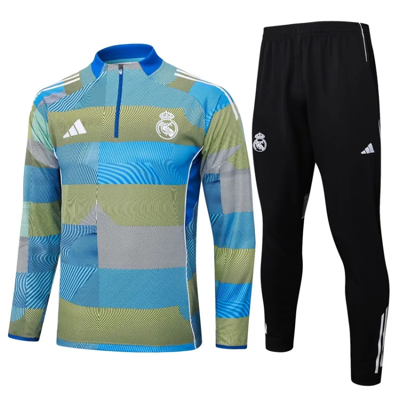 Tuta Sportiva Real Madrid 2025/26 - Blu/Verde