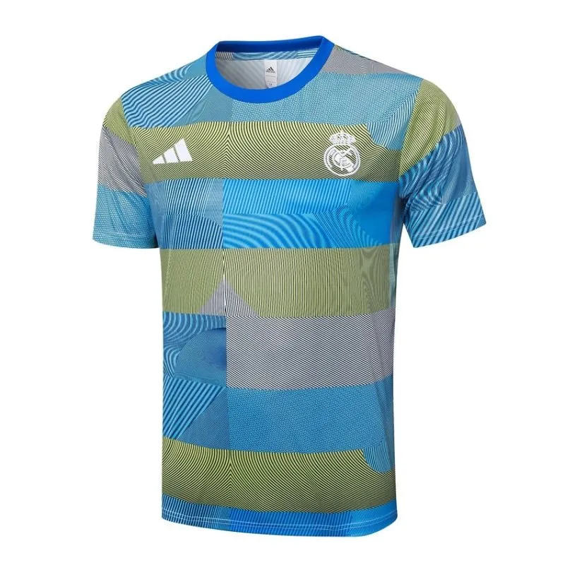 Maglia + Pantaloncini Allenamento Real Madrid 2025/26 - Blu/Verde