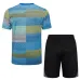 Maglia + Pantaloncini Allenamento Real Madrid 2025/26 - Blu/Verde