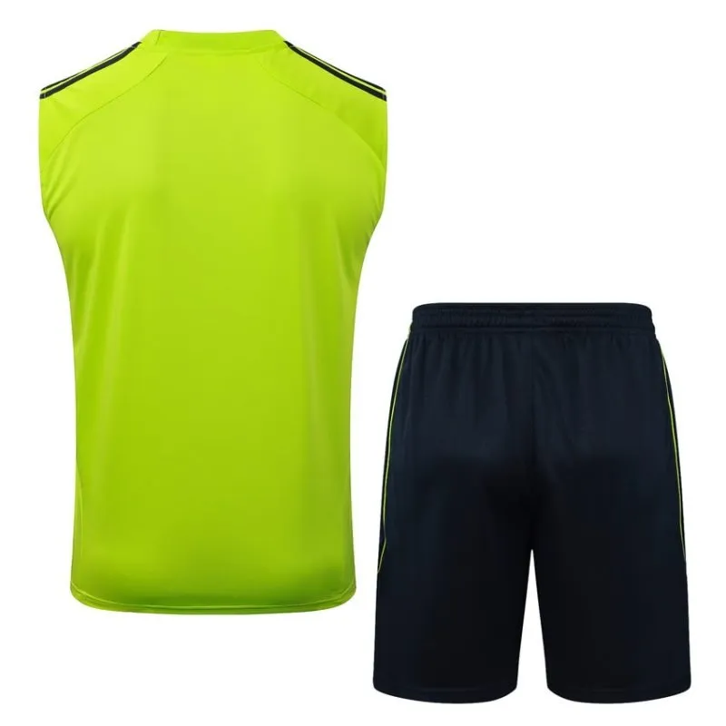 Real Madrid 2025/26 Shorts & Vest Set - Green