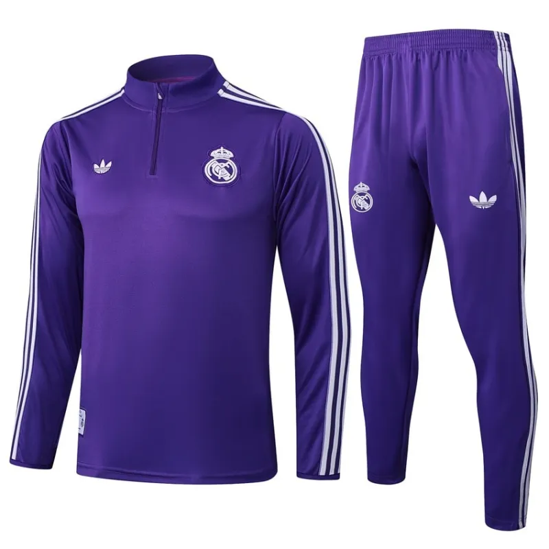 Real Madrid 2025/26 Tracksuit - Purple