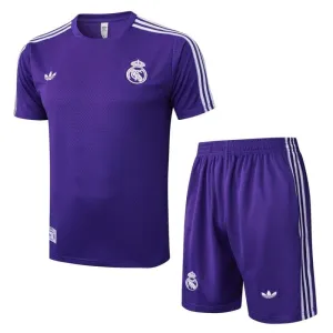 Maglia + Pantaloncini Allenamento Real Madrid 2025/26 - Viola
