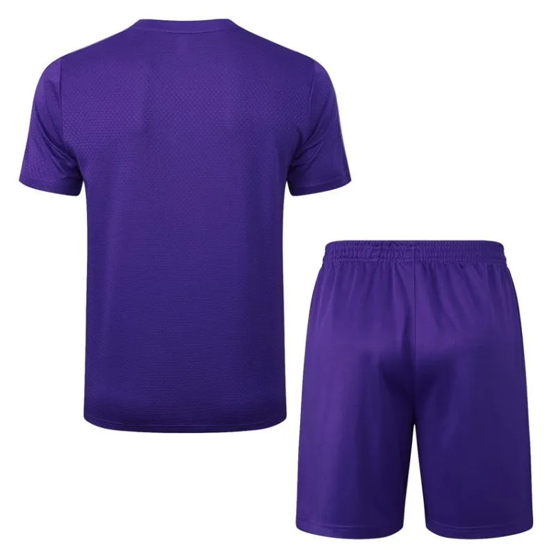 Maglia + Pantaloncini Allenamento Real Madrid 2025/26 - Viola