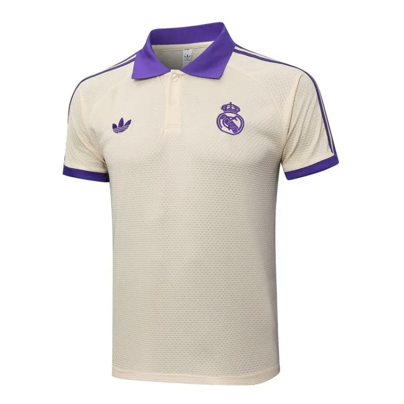 Real Madrid 2025/26 Sports Polo - Beige