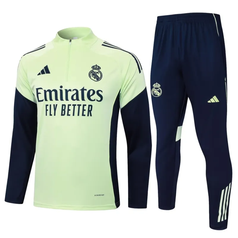Real Madrid 2025/26 Tracksuit - Light Green