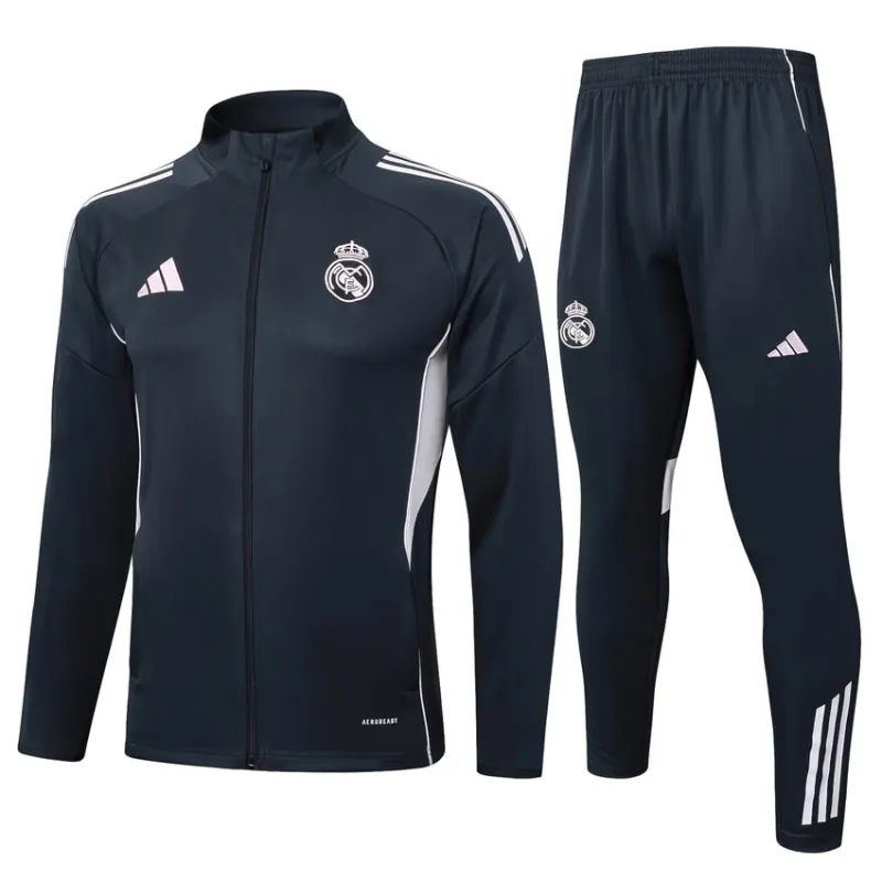 Giacca Sportiva Real Madrid 2025/26 - Grigio Scuro