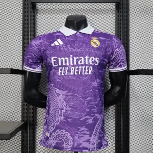 Real Madrid Maglia Giocatore Edizione Drago 2025/26 - Viola