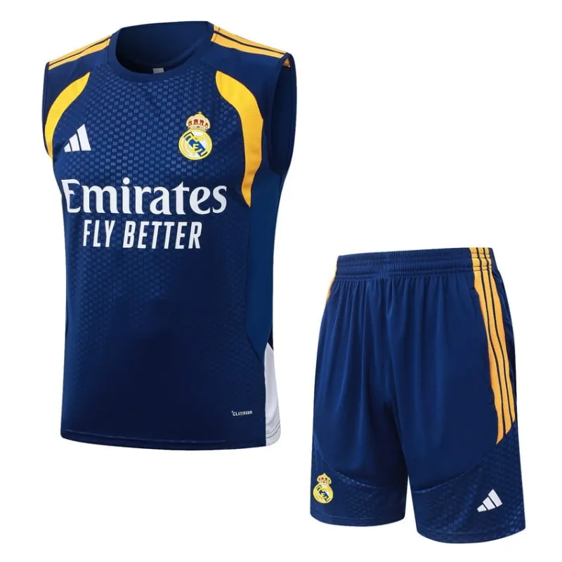 Real Madrid 2026/27 Weste Set Dunkelblau