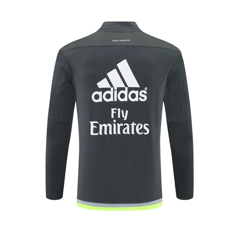 Real Madrid 2015/16 Ropa Deportiva Vintage Gris