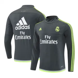 Real Madrid 2015/16 Vêtements de Sport Vintage Gris