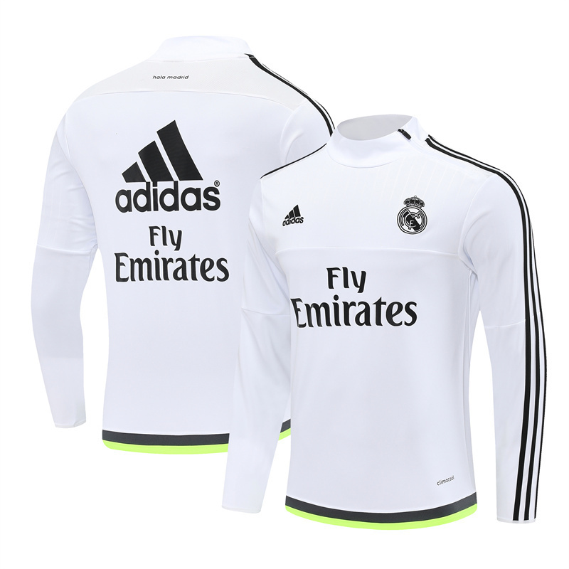 Real Madrid 2015/16 Abbigliamento Sportivo Vintage Bianco