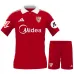 Maglia in trasferta bambini + short del Sevilla 2025/26 - Rosso