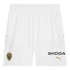 Valencia 2024/25 Home Shorts - White
