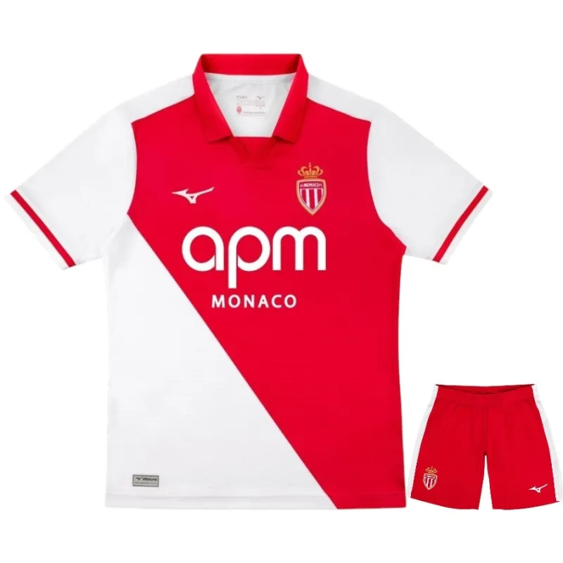 Camiseta Conjunto Infantil Local AS Mónaco 2026/27