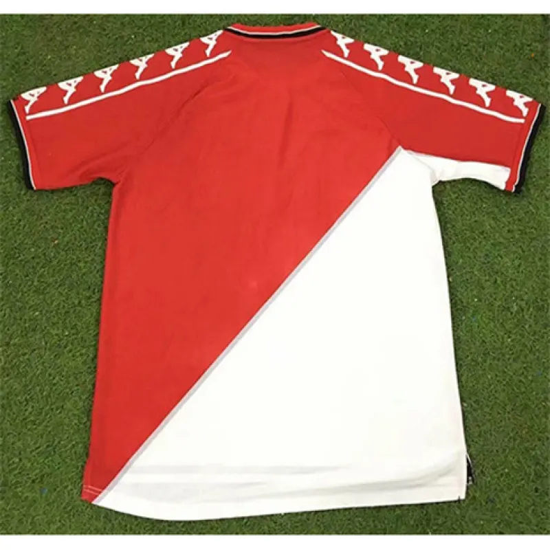 Camiseta retro de AS Monaco 1999/00 en partido de local - Blanca/Roja